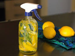 rosemary lemon natural cleaning spray
