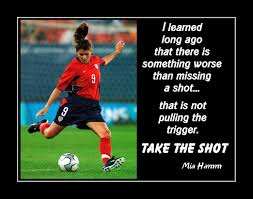 — mia hamm ( 00:07 ) success breeds success. — mia hamm ( 00:14 ) many people say i'm the best women's soccer player in the world. Mia Hamm Nothing Worse Soccer Quote Poster Motivational Wall Art Gift Arleyart Com