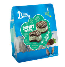 Cheesecake reduced fat ice cream topped with strawberry sauce and graham crunch covered with cream cheese flavored coating drizzled . Wells Expands Blue Bunny Brand 2018 06 07 Refrigerated Frozen Food