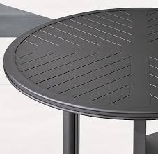 Costa Aluminum Round Dining Table Round Dining Table Metal Dining Table Round Outdoor Dining Table
