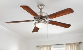 Replacing a room's chandelier or ceiling fixture with a ceiling fan that includes its own light fixture is an easy diy project for anyone comfortable with basic electrical to replace an existing fixture, first turn off electricity at the home's main electrical panel to the circuit that powers the light and its switch. Ceiling Fan Troubleshooting The Home Depot
