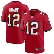 Men S Nike Tom Brady Red Tampa Bay Buccaneers Game Jersey