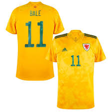Discover your next wales football kit. Adidas Wales Away Bale 11 Shirt 2020 2021 Official Printing