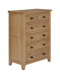 Marlborough Ready Assembled 4 2 Drawer Chest Chest Of Drawers Drawers Solid Oak