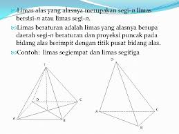 Untuk memahami cara menggunakan rumus di atas. Macammacam Bangun Ruang Prisma Limas Tabung Kerucut Bola