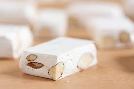 Deliciously Chewy Honey Almond Nougat I Use Macadamias If I Have No Almonds Pistachios Also Work Well In Fudge Honey Almonds Nougat Recipe Desserts
