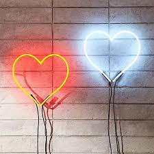 Loves Red Neon Heart Light Reviews Cb2 Neon Heart Light Heart Lights Neon