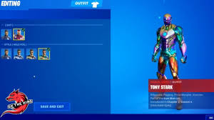 All Fortnite Marvel Skin Edit Styles Iron Man She Hulk More Youtube