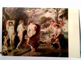 Das urteil des paris , um 1515/16, kupferstich nach einem verschollenen bild von raffael paul cézanne : Alte Kunstlerkarte Farbig Ungel Von Paul Peter Rubens Das Urteil Des Paris Nackte Frauen U Kinder Posieren Vor Zwei Mannern Erotik Kunst Vintage 1900 Manuskript Nbsp Nbsp Papierantiquitat Abc Versand E K
