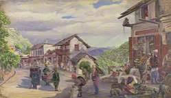 Street in Oodipore. India' | Art UK