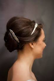 Add A Hair Comb Or Headband To A Classic French Twist Hair By Talus Salon York Pa Hairpi Vintage Bridal Shower Vintage Bridal Shower Invitations Bridal Updo