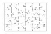 24 piece puzzle template pdf. Jigsaw Puzzle Template 24 Pieces Vector Stock Illustration 24865479 Puzzle Piece Template Puzzle Template Free Jigsaw Puzzles