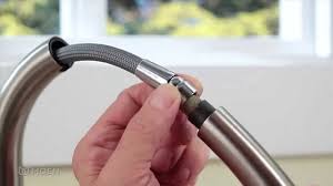 Installing a kitchen faucet can be a relatively easy project for an experienced do‐it‐yourselfer. Installing A Pullout Kitchen Faucet Moen Guided Installations Youtube