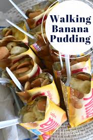 Fun And Easy Walking Banana Pudding Dessert Idea Camping Desserts Banana Pudding Desserts Banana Pudding