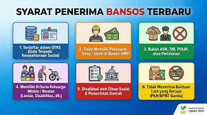 INFO PENTING, 🚨🚨🚨🔥🔥🔥 Syarat Utama Penerima Bansos 2026 Agar usulan  Anda diterima, pastikan memenuhi kriteria berikut: ✓ Status Ekonomi: Masuk  kategori kelompok masyarakat dengan tingkat ekonomi rendah (Desil 1-4). ✓  Bukan ASN/TNI/Polri: