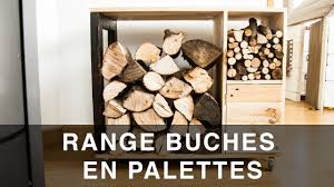 Abri bois rangement ext rieur pour bois de grillade. Range Buches En Palettes Youtube