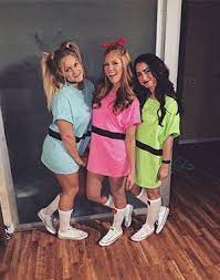 Group Halloween Costume Ideas Powerpuff Girls Halloween Costume Cute Halloween Costumes Halloween Costume Outfits