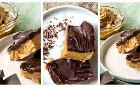 Try a low fat version of this family favourite. No Bake Keto Desserts Peanut Butter Chocolate Bars Twosleevers
