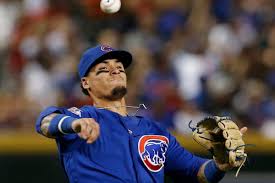Baez' hands are his weapons and he doesn't let an excess of leather get in the way. Cubs Javy Baez The Best Shortstop In Mlb He Says So Chicago Sun Times