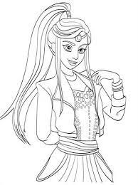 All free coloring pages online at here. Kids N Fun Com 15 Coloring Pages Of Disney Descendant Wicked World