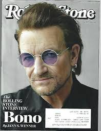 Rolling Stone Jan 2018 Featuring Exclusive Interview with BONO Very RARE  Great