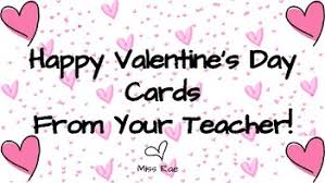 Overall, the valentine's day kids crafts cost less than $10 and we made six valentine cards, but only three with chocolates. Valentine Cards From Your Teacher Worksheets Teaching Resources Tpt
