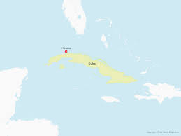 Detailed map of cuba and neighboring countries. Vector Maps Of Cuba Free Vector Maps