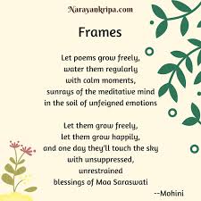 Poems Bloom When The Heart Expresses Them Rather Than Frames Of Rules A Poem On Such Frames Mohinipuranik Poetry Poems Poetry Month April Poetry Month