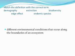 An endemic disease is constantly present in a particular area: Population Ecology And Biodiversity Ppt Download