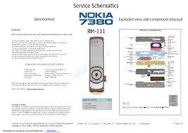 NOKIA 7380 RM-111 Service Manual ...
