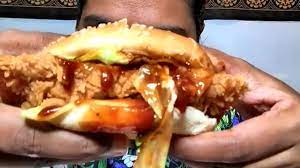 The recipie is listed in fast food. Spicy Bbq Cheesy Zinger Burger By Kfc Malaysia Youtube