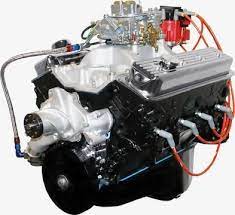 Blueprint Engines 383ci Stroker Crate Engine Small Block Gm Style Dressed Longblock With Carburetor Blueprint Engines Crate Engines Crate Motors