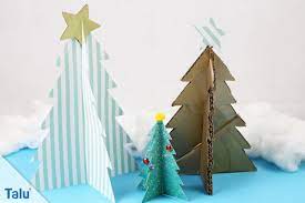 Nun wird ein tannenbaum ausgeschnitten (achtung: Tannenbaum Basteln Aus Papier Anleitung Und Ideen Talu De