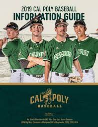 2019 Cal Poly Baseball Team Information Guide By Cal Poly Athletics Issuu