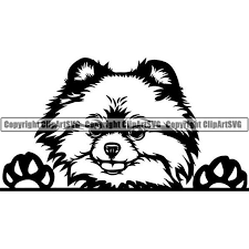 This svg & dxf cut file is perfect for crafts, like card making, coffee mugs, clothing, wall décor, scrapbooking and more. Pomeranian 44 Peeking Dog Breed Pedigree Canine Purebred K 9 Etsy