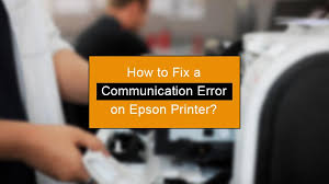 Make sure that cable connections must be perfect. 5 Easy Ways Fix Epson Printer Communication Error