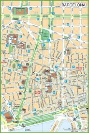 Barcelona, cataluna, spain, europe geographical coordinates: Las Ramblas Barcelona Map Map Of Las Ramblas Barcelona Spain Catalonia Spain