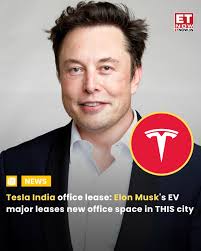 Tesla India office lease: Elon Musk's EV major leases new office space in  THIS city; check rent #tesla #teslaindia #elonmusk #ETNOW #electricvehicles  Read: https://shorturl.at/Jdpzs
