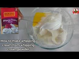 How To Make Whipping Cream From Whipping Cream Powder In Tamil Whipping Cream Youtube Whipping Cream Powder Whipped Cream How To Make Cream
