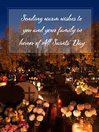 Veteran's day is an important observance in the united states, set aside for honoring and remembering men and women who have served in the armed forces. Warm Wishes And Blessings All Saints Day Card Birthday Greeting Cards By Davia