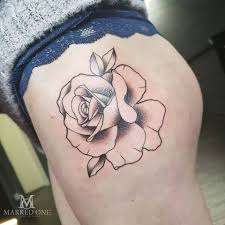 Black And Grey Flower Tattoos Simple Rose Design Black And Grey Rose By Adam Howard Of Marked One Tattoo Black And Grey Rose Tattoos Body Tattoos