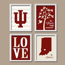 Indiana University College Custom Family Monogram By Trmdesign 35 00 Family Monogram Indiana University Indiana University Bloomington
