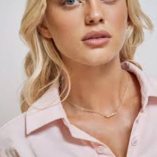 14K Solid Gold Mama Script Necklace Minimalist Dainty Necklace Mom Jewelry  Tiny Everyday Simple Real Unique Delicate Threadless