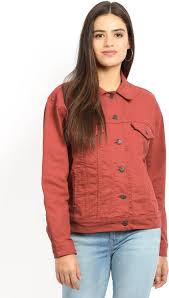 levis full sleeve solid womens jacket