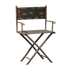 Design Toscano Scaled Metal Director S Chair Sculpture Wayfair Directors Chair Antique Reproduction Furniture Chair
