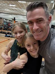 Training with my two oldest daughters. More laughs than reps—but worth it.