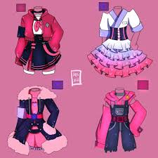 Outfit Ideas Drawing Anime Clothes Fashion Design Sketches Art Clothes