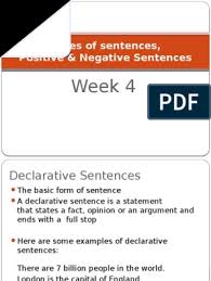 The sentence which is used to convey a command, a request, or a forbiddance is called an imperative sentence. Interrogative Imperative Positive Negative Sentences Pdf Question Sentence Linguistics