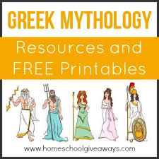 Greek Mythology Resources And Free Printables Homeschool Giveaways Greek Mythology Lessons Greek Mythology Greek Mythology Stories