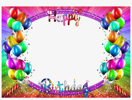 Give your creation extra flair with objects from the crello graphics collection. Happy Birthday Frame Png Image Transparent Png Free Download On Seekpng